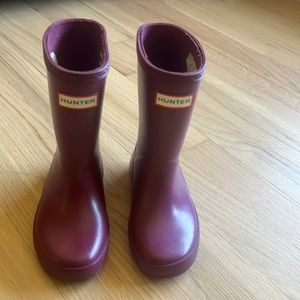 Toddler girls, hunter boots size 9 US